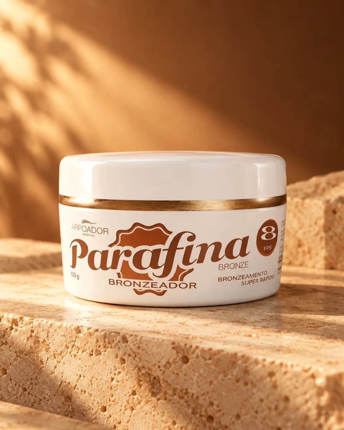Parafina Bronze Pote com FPS 8, foto 1 de 3
